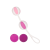 Gvibe Geisha Balls 2 - variálható gésagolyó szett (pink-fehér)