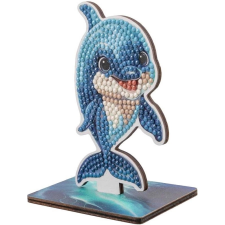 Gyémántfestés CRYSTAL ART: Óceán - Delfin kreatív és készségfejlesztő