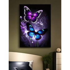 Gyémántszemes kirakó 30 x 40 cm - Két pillangó kreatív és készségfejlesztő