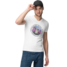  Gyere velünk, anál viszgálatot tartunk - Férfi V Nyakú Póló