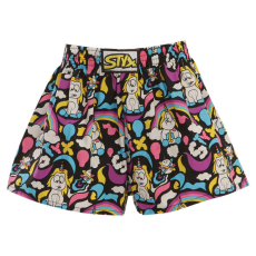  gyerek bő szárú boxeralsók Styx art klasszikus gumipánt unicorn (J1158) 12-14 éves