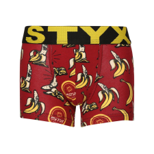  Gyerek boxeralsó Styx art sportos gumipánt banánok (GJ1359) 4-5 éves gyerek alsó