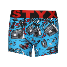  Gyerek boxeralsó Styx művészet sportos gumipánt zene (GJ1558) 6-8 éves
