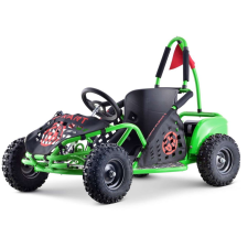 Gyerek elektromos gokart Fast Dragon zöld elektromos járgány