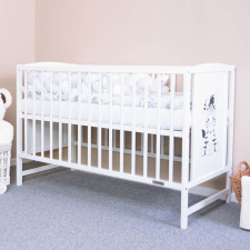 Gyerek kiságy New Baby BEA Zebra fehér kiságy, babaágy