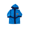  Gyerek köntös - Mikroszálas kapucnis - Mancsőrjárat - 122-128 - középkék