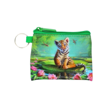 Gyerek pénztárca Tiger 3D 11x8 cm pénztárca