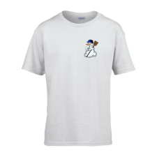  Gyerek póló Ovis jelel Hóember mintával Fehér 146 méret gyerek póló