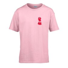  Gyerek póló Ovis jelel Sál mintával Rózsaszín 146 méret gyerek póló