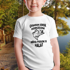Gyerek póló pecásnak - Járok horgászni, néha halat is fogok gyerek póló