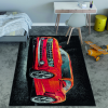  Gyerek szőnyeg Fekete piros autós 133x190cm