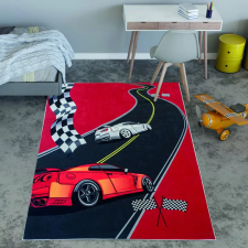  Gyerek szőnyeg Zen Piros autós 130x180cm lakástextília
