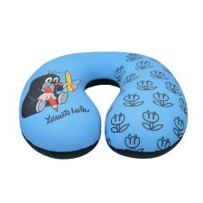  Gyerek utazó párna Kisvakond 23x24 cm kék bababiztonság