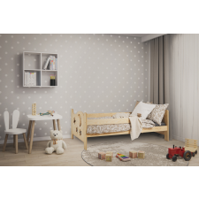 Gyerekágy MOON 80 x 160 cm, fenyő Ágyrács: Ágyrács nélkül, Matrac: COCO 10 cm matrac gyermekágy