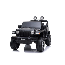 Gyermek elektromos autó Baby Mix Jeep Wrangler Rubicon fekete elektromos járgány