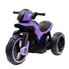 Gyermek elektromos motor Baby Mix POLICE lila elektromos járgány