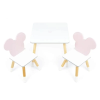  Gyermek fa asztal + 2 szék MINNIE MOUSE Iconic, WD16730