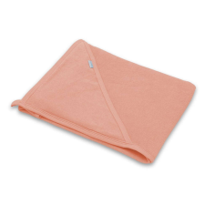 Gyermek frottír törölköző kapucnival New Baby Comfortably 100x100 cm pink babatörülköző, kifogó
