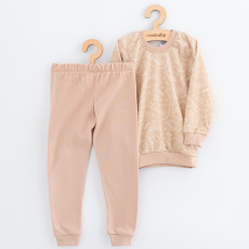  Gyermek pamut pizsama New Baby beige dino, vel. 92/98
