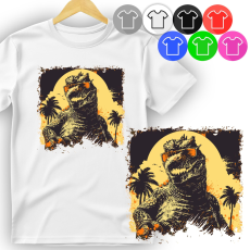  GYERMEK PÓLÓ - GODZILLA MECHAZILLA ELON - M 134-140