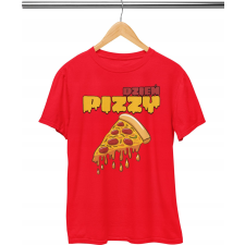  GYERMEK PÓLÓ - PIZZA NAP PIZZA SZOKATLAN NAPOK - L 146-152 gyerek póló