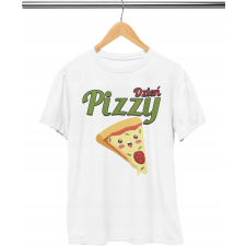  GYERMEK PÓLÓ - PIZZA NAP PIZZA SZOKATLAN NAPOK - S 122-128 gyerek póló
