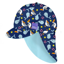  Gyermek UV szûrõs fürdõ sapka, UV 50+, méret L/XL , Nautical babasapka, sál