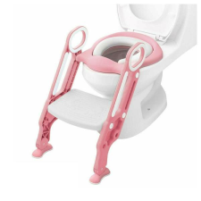  Gyermek WC-ülőke, lépcsős kialakítás - rózsaszín fehér holm4040 takarító és háztartási eszköz