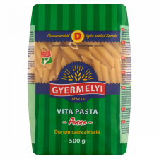 Gyermelyi Vita Pasta Penne durum száraztészta 500 g tészta