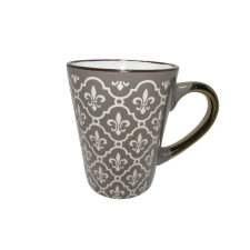 Gyertya & Decor Bögre domború mintás szürke bögrék, csészék