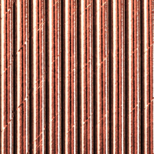 Gyertya & Decor Szívószál rose gold színű party kellék