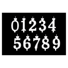 Gyertyakovács Bliszteres számgyertya, 1 party kellék