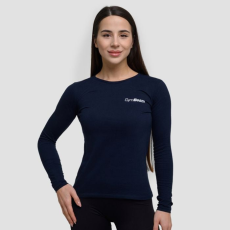 GymBeam Basic női hosszú ujjú póló Navy XXL