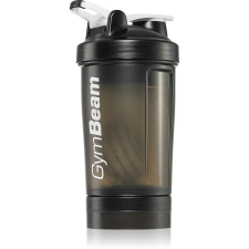 GymBeam Blend Bottle sportshaker + tartály szín Black White 450 ml kulacs, kulacstartó