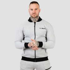 GymBeam Classic Zipper Hoodie Grey pulóver M férfi pulóver, kardigán