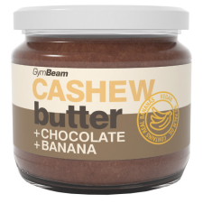 GymBeam Csokis-banános kesuvaj 340 g reform élelmiszer