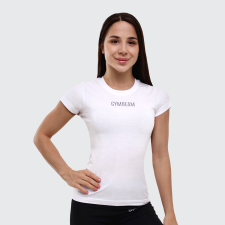 GymBeam FIT White női póló – GymBeam XXL női póló
