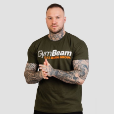 GymBeam Grow póló Military Green XXL