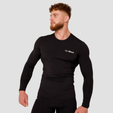 GymBeam High kompressziós hosszú ujjú póló Black M férfi póló