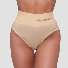 GymBeam Highrise Briefs alsónemű 2Pack Nude női edzőruha