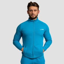 GymBeam Limitless cipzáras pulóver Aquamarine L férfi pulóver, kardigán