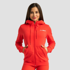 GymBeam Limitless női cipzáras pulóver Hot Red női edzőruha