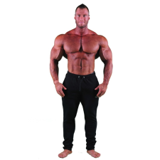 GymBeam Melegítőnadrág Slimfit Black - GymBeam XL férfi edzőruha