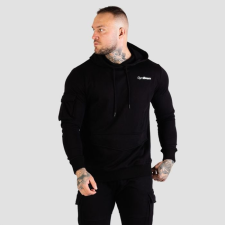 GymBeam Men‘s TRN Hoodie Black M férfi pulóver, kardigán