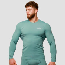 GymBeam Mid kompressziós hosszú ujjú póló Blue XXXL