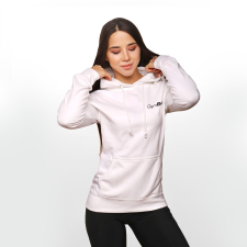 GymBeam PRO Hoodie White női pulóver - GymBeam női pulóver, kardigán