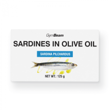 GymBeam Sardines in olive oil 10 x 125 g reform élelmiszer