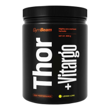 GymBeam Thor Fuel + Vitargo edzés előtti serkentő - 600 g - citrom-lime - GymBeam vitamin és táplálékkiegészítő