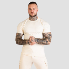 GymBeam TRN Fitted póló Sand XXXL férfi póló
