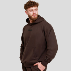 GymBeam Unstoppable kapucnis pulóver Brown XXXL